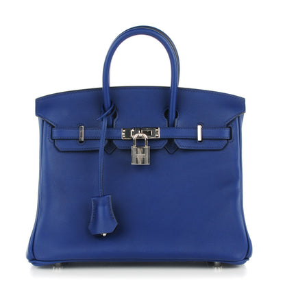 Hermes Swift Birkin 25 Bleu Saphir 1 of 23