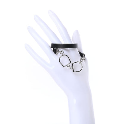 Hermes Swift Etrier Double Tour Bracelet T1 Black 2 of 7