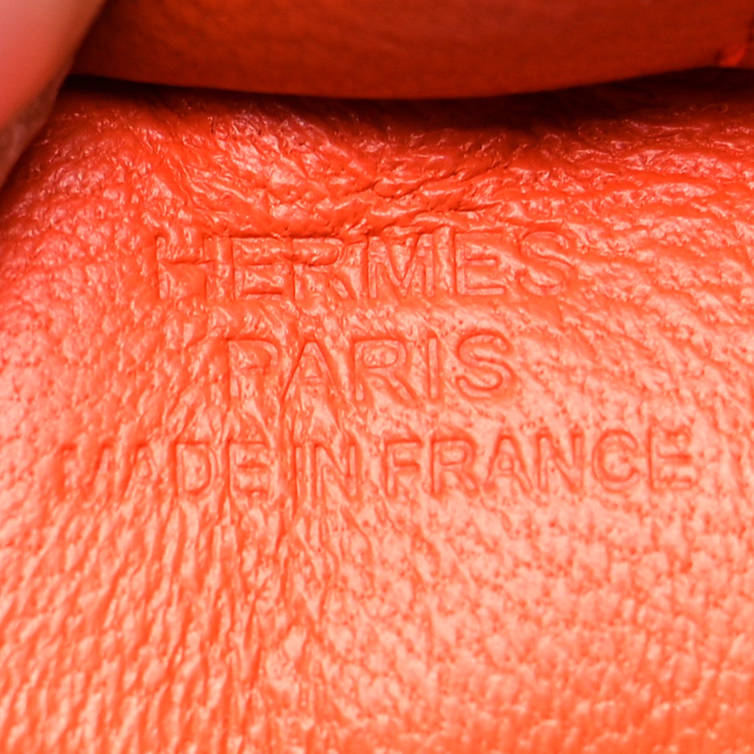 Hermes Milo Lambskin Grigri Rodeo Horse Bag Charm PM Orange Poppy Craie Terre Battue 4 of 4