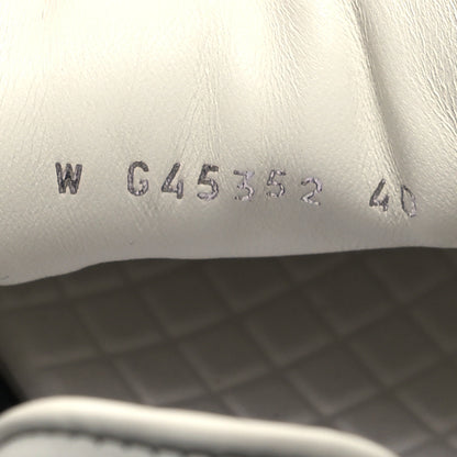Chanel Cotton Sneakers 40 Yellow White 6 of 9