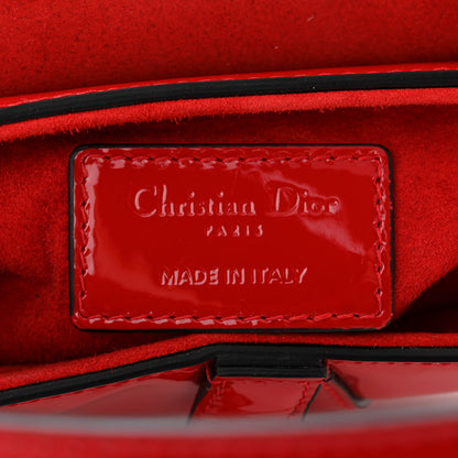 Christian Dior Patent Mini Saddle Bag Red 6 of 12