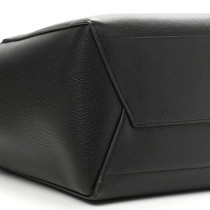 Celine Soft Grained Calfskin Sangle Bucket Bag Black 8 of 9