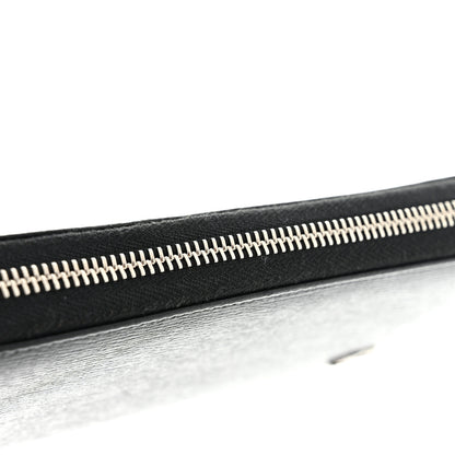 Gucci Calfskin GG Zip Around Wallet Black 9 of 10