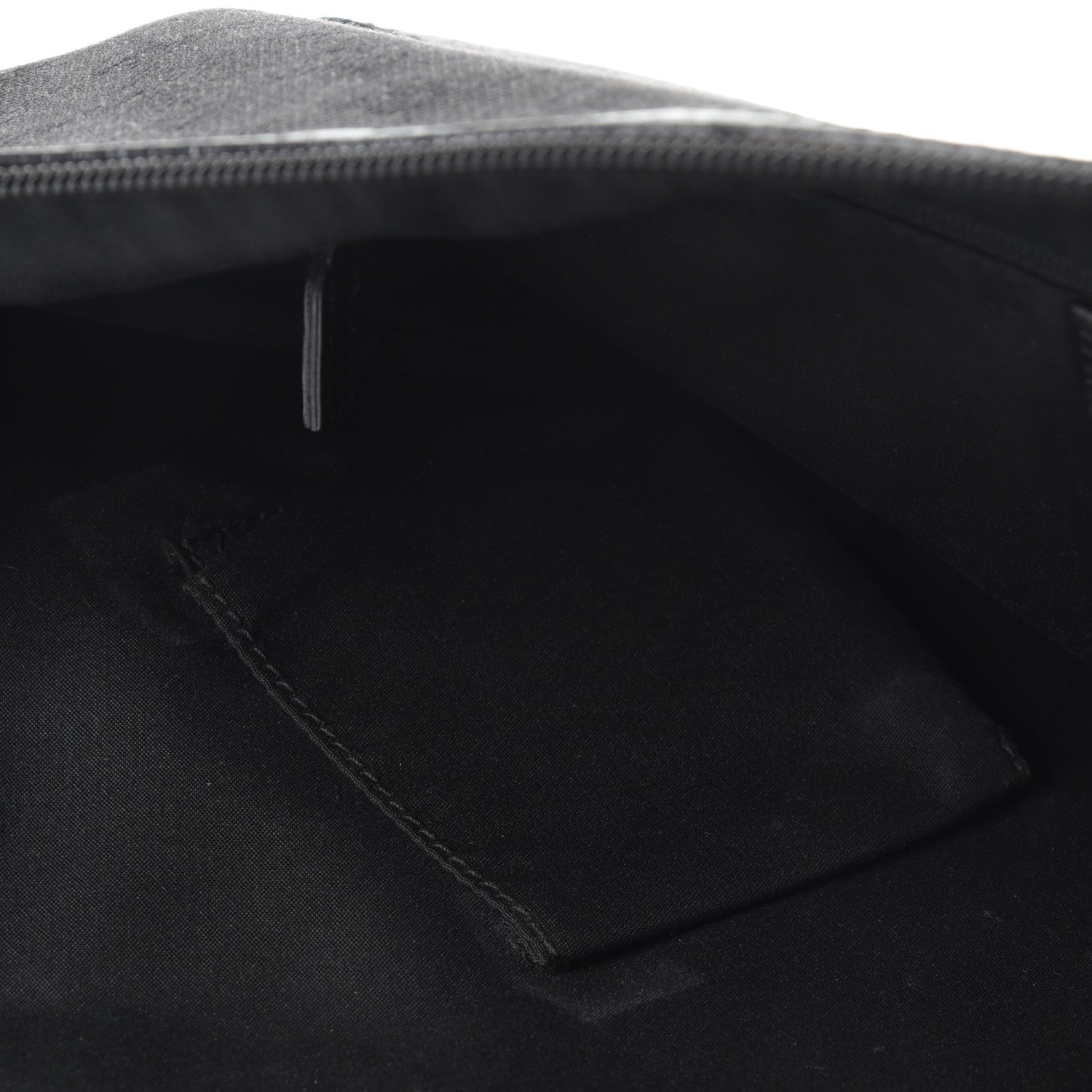 Gucci Denim Monogram Large Half Moon Hobo Black 8 of 11