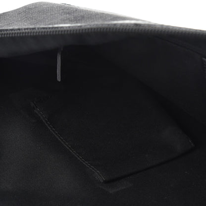Gucci Denim Monogram Large Half Moon Hobo Black 8 of 11