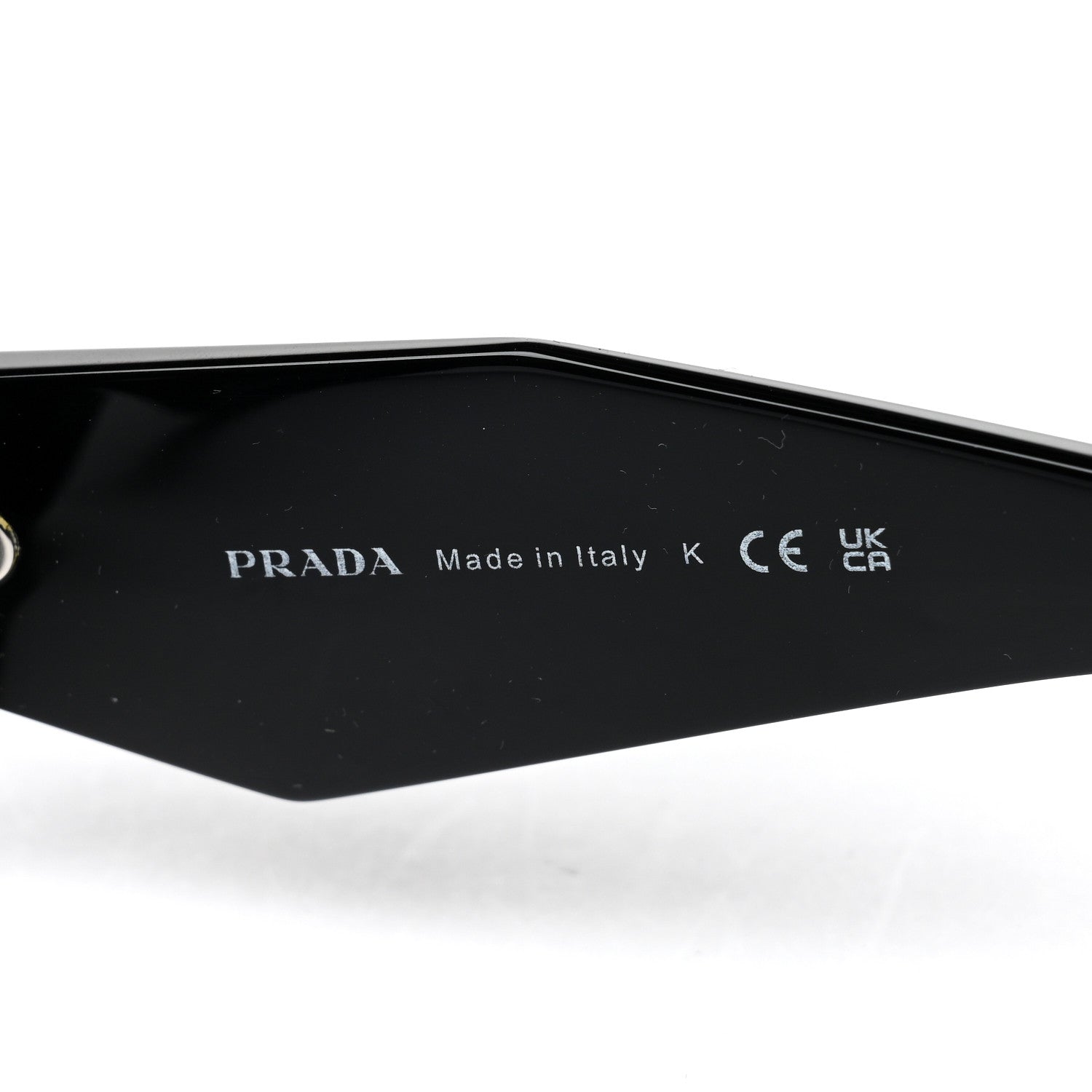Prada Acetate Symbole Sunglasses SPR 17W Black 5 of 7