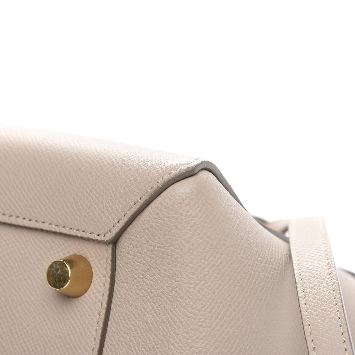 Grained Calfskin Mini Belt Bag Light Taupe