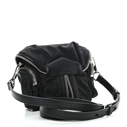 Alexander Wang Jacquard Logo Micro Marti Crossbody Black 2 of 4
