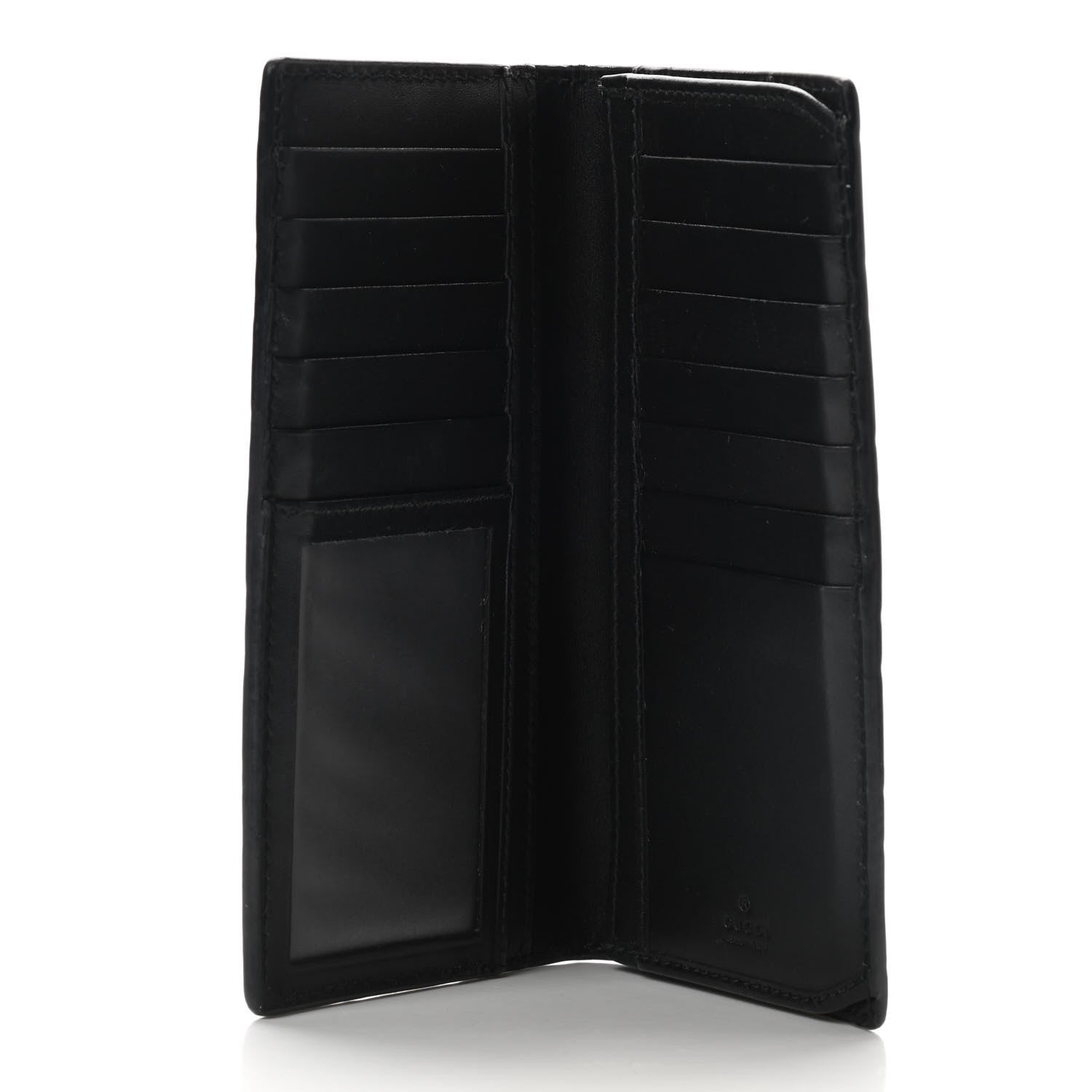 Gucci Guccissima Long Wallet Black 5 of 8