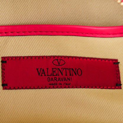 Valentino Garavani Calfskin Rockstud Camera Crossbody Bag Deep Fuxia 6 of 7