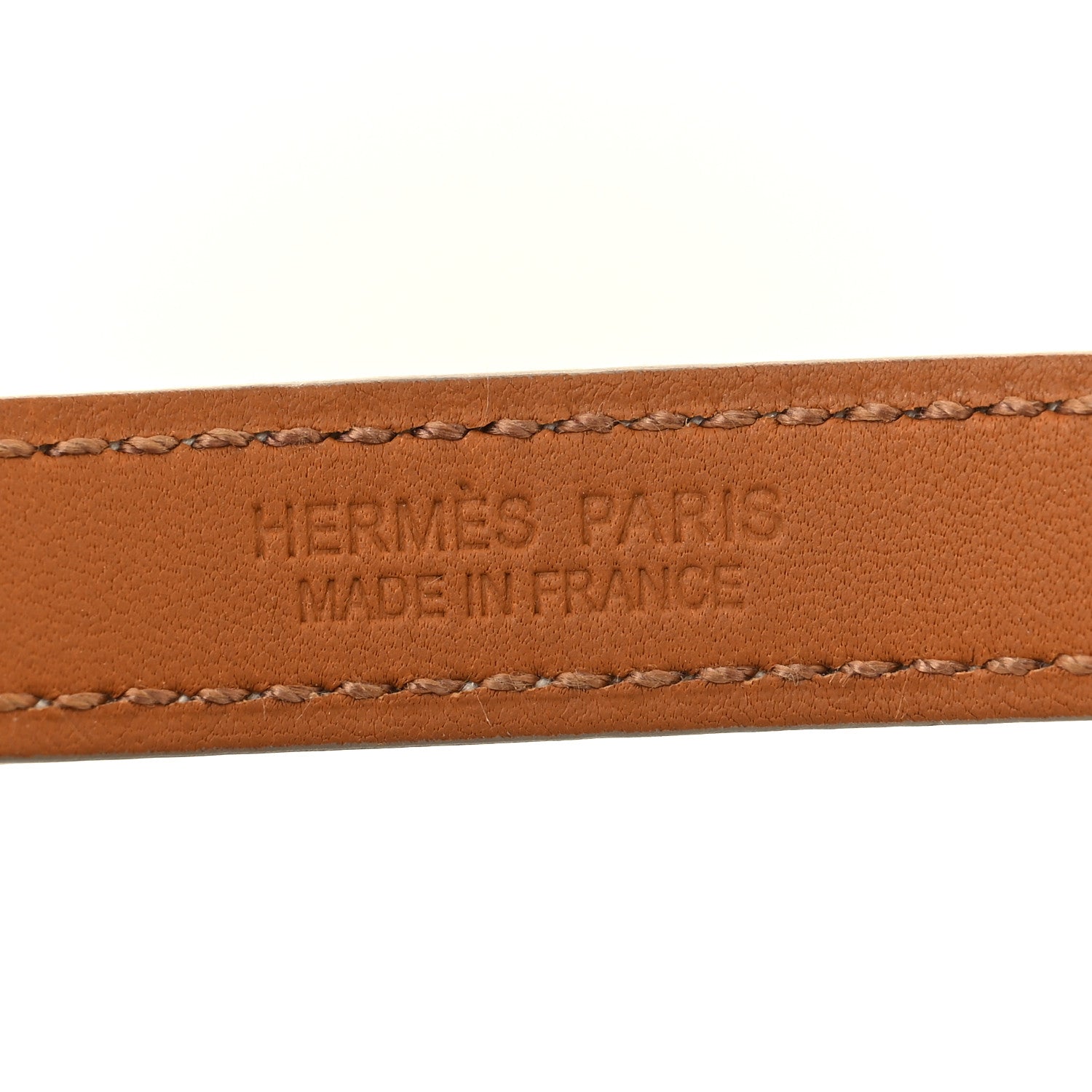 Hermes Epsom Rivale Double Tour Bracelet T2 White 4 of 6