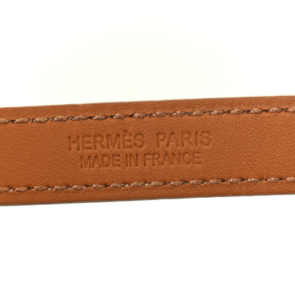 Hermes Epsom Rivale Double Tour Bracelet T2 White 4 of 6