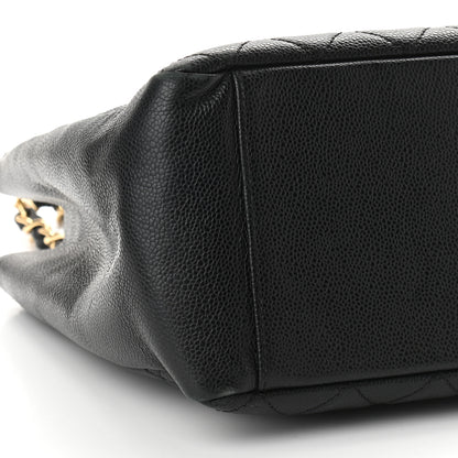 Chanel Caviar Quilted Grand Shopping Tote GST Black 7 of 8