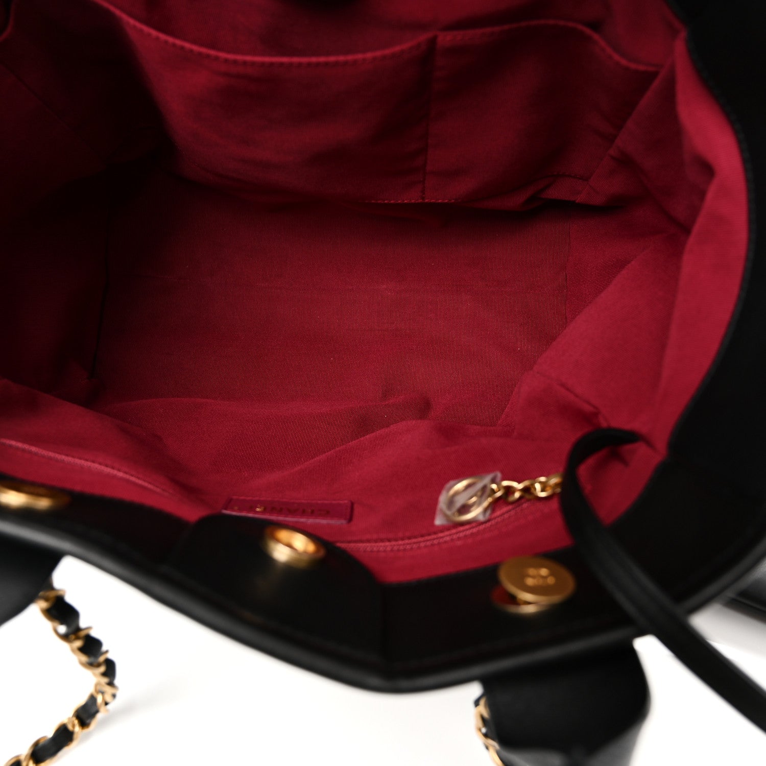 Chanel Calfskin Small Deauville Tote Black 1857035 – FASHIONPHILE