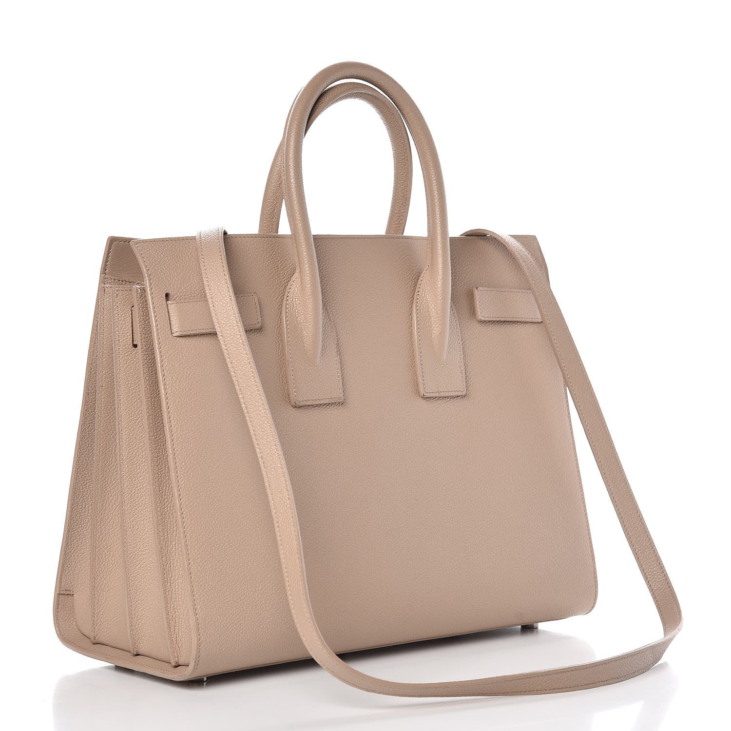 Saint Laurent Grained Calfskin Small Sac De Jour Nude Powder 3 of 11