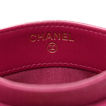 Chanel Caviar Quilted Boy Card Holder Fuchsia 6 of 8
