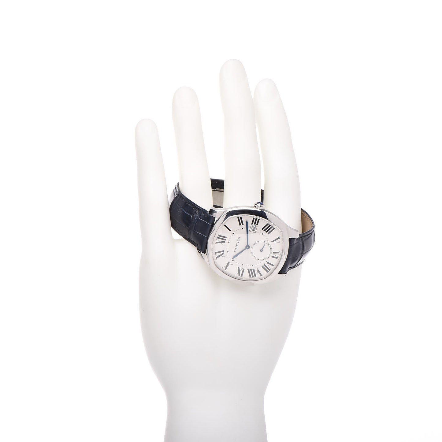 Stainless Steel Alligator 41mm Drive De Cartier Automatic Watch