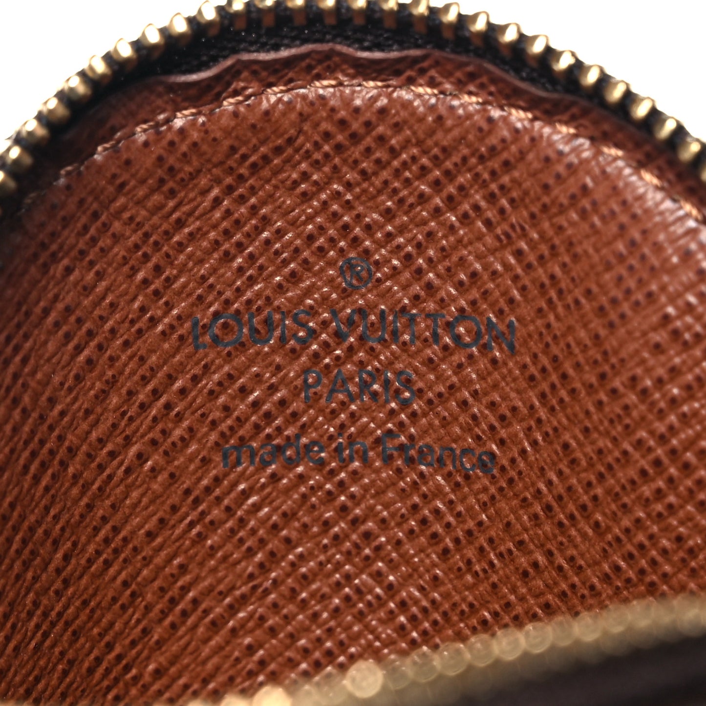 Monogram Round Coin Purse