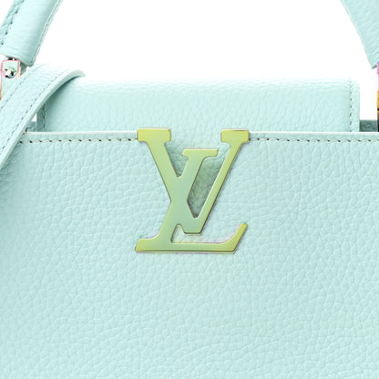 Louis Vuitton Taurillon Capucines BB Topaz Blue 8 of 11