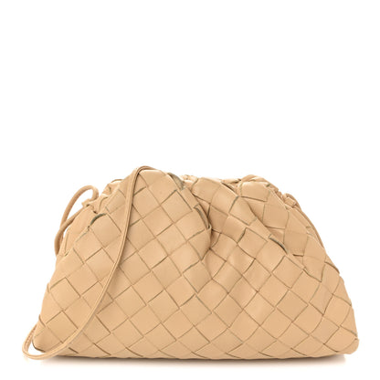 Bottega Veneta Nappa Intrecciato The Mini Pouch Almond 1 of 10