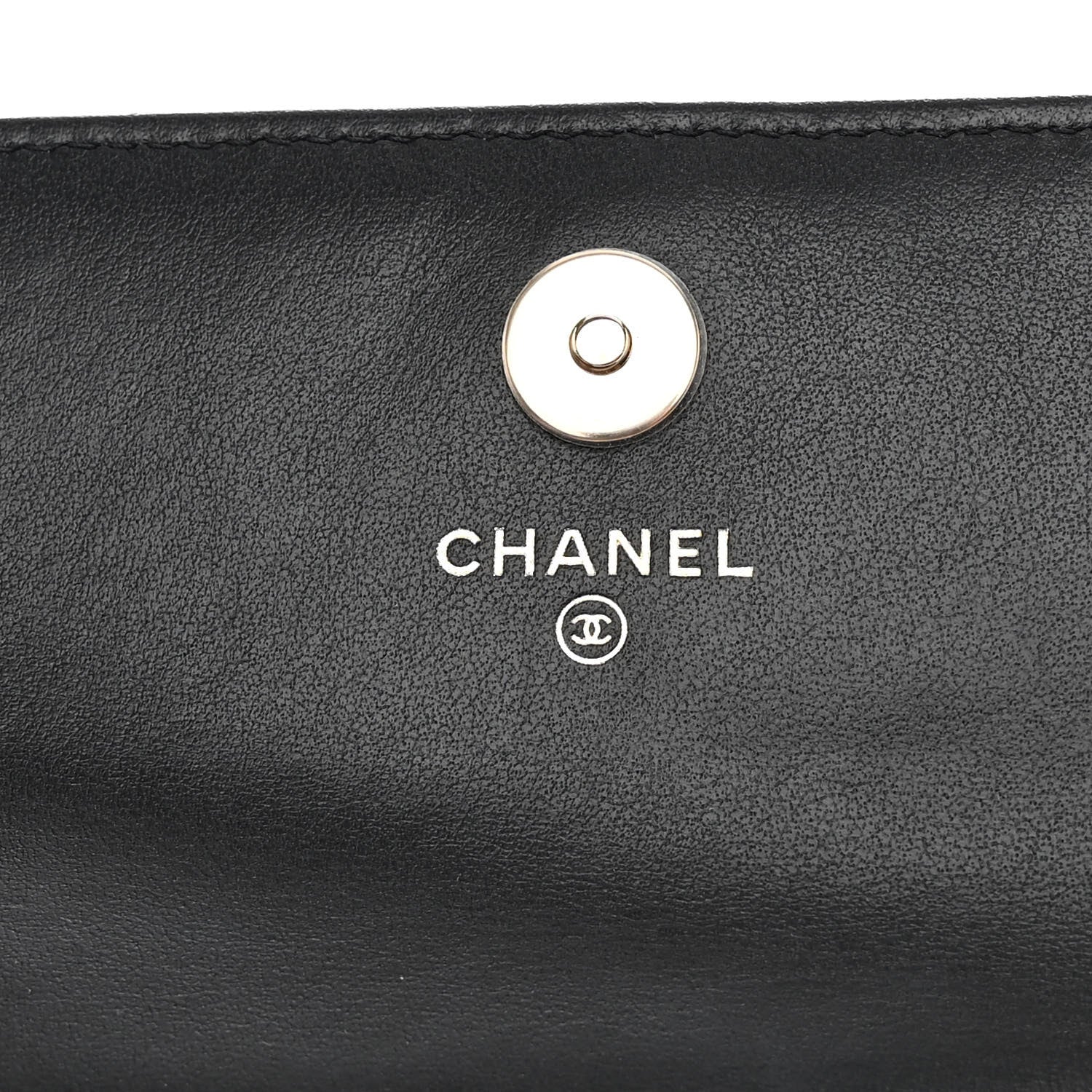 Chanel Calfskin Quilted Maxi Pearls Clutch With Chain Black 6 of 11