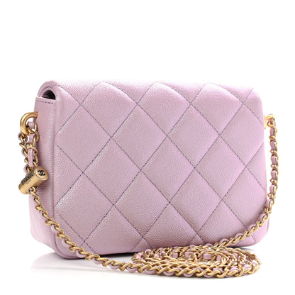 Chanel Iridescent Caviar Quilted Mini My Perfect Flap Pink 3 of 12