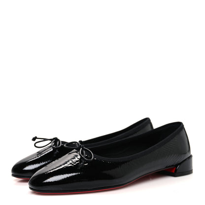 Christian Louboutin Patent Sweetie Jane Ballerina Flats 38 Black 4 of 10