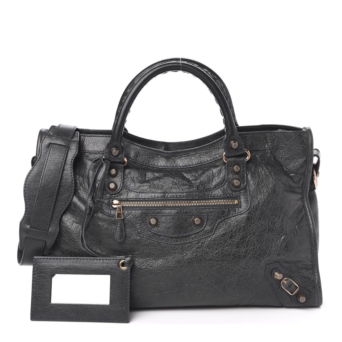 Agneau Giant 12 Rose Gold Hardware City Anthracite