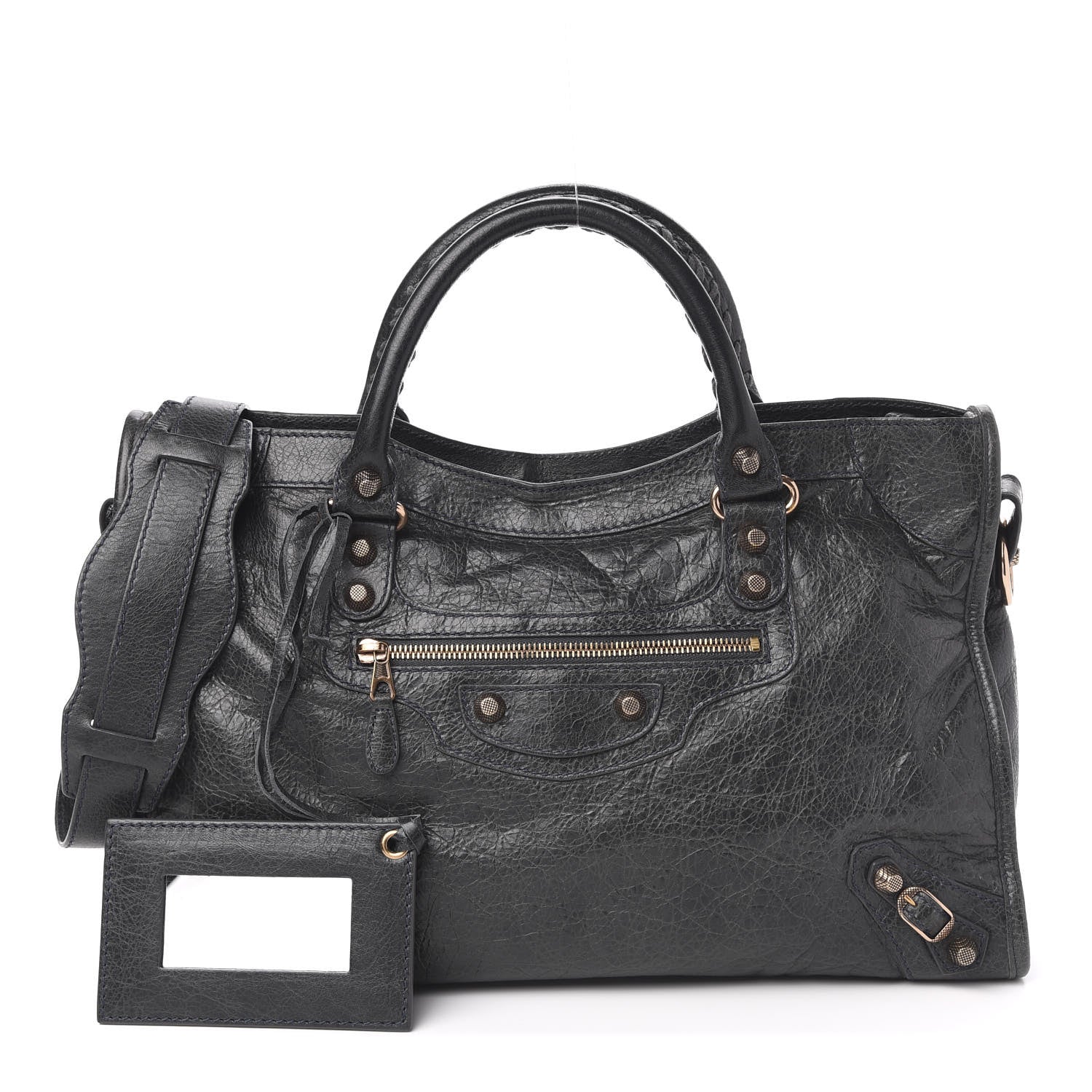 Balenciaga Agneau Giant 12 Rose Gold Hardware City Anthracite 1 of 10