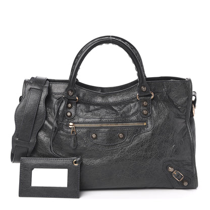 Balenciaga Agneau Giant 12 Rose Gold Hardware City Anthracite 1 of 10