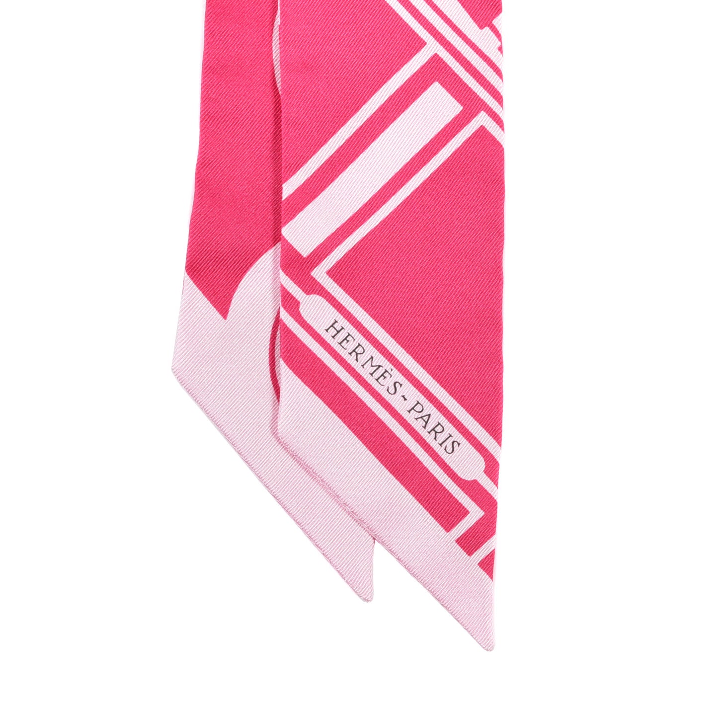 Silk Les Coupes Tattoo Twilly Rose Vif Rose Pale