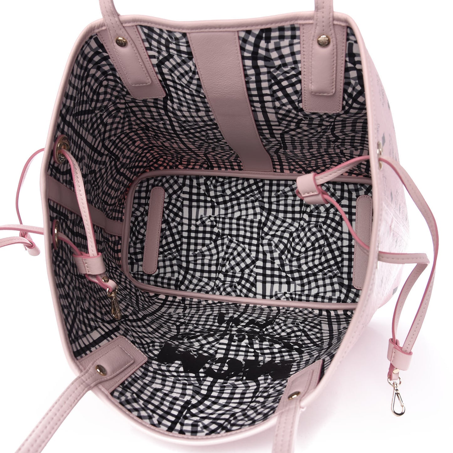 Visetos Medium Liz Reversible Shopper Tote Powder Pink