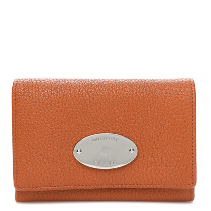 Mulberry Soft Grain Calfskin French Purse Wallet Pumpkin 1 of 8