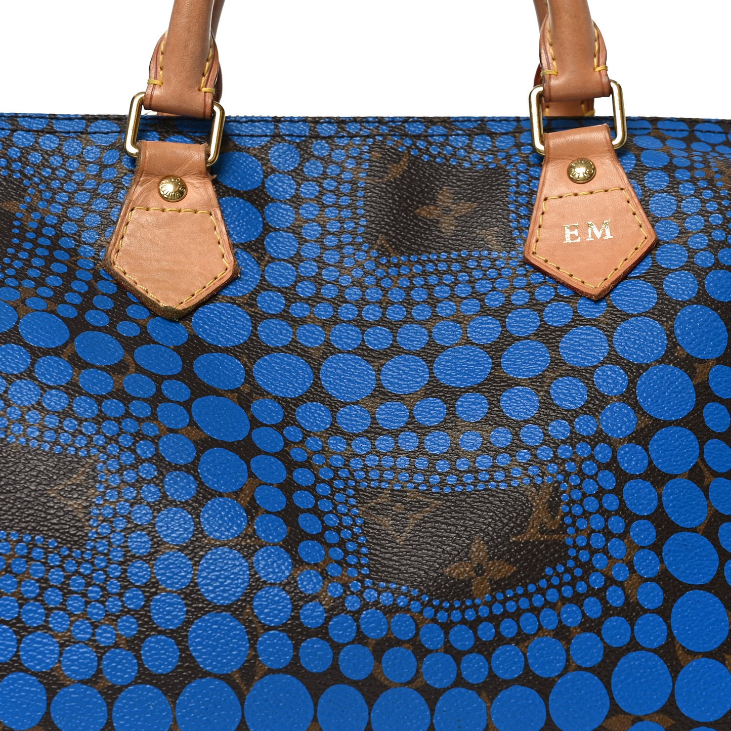 Monogram Kusama Town Speedy 30 Blue