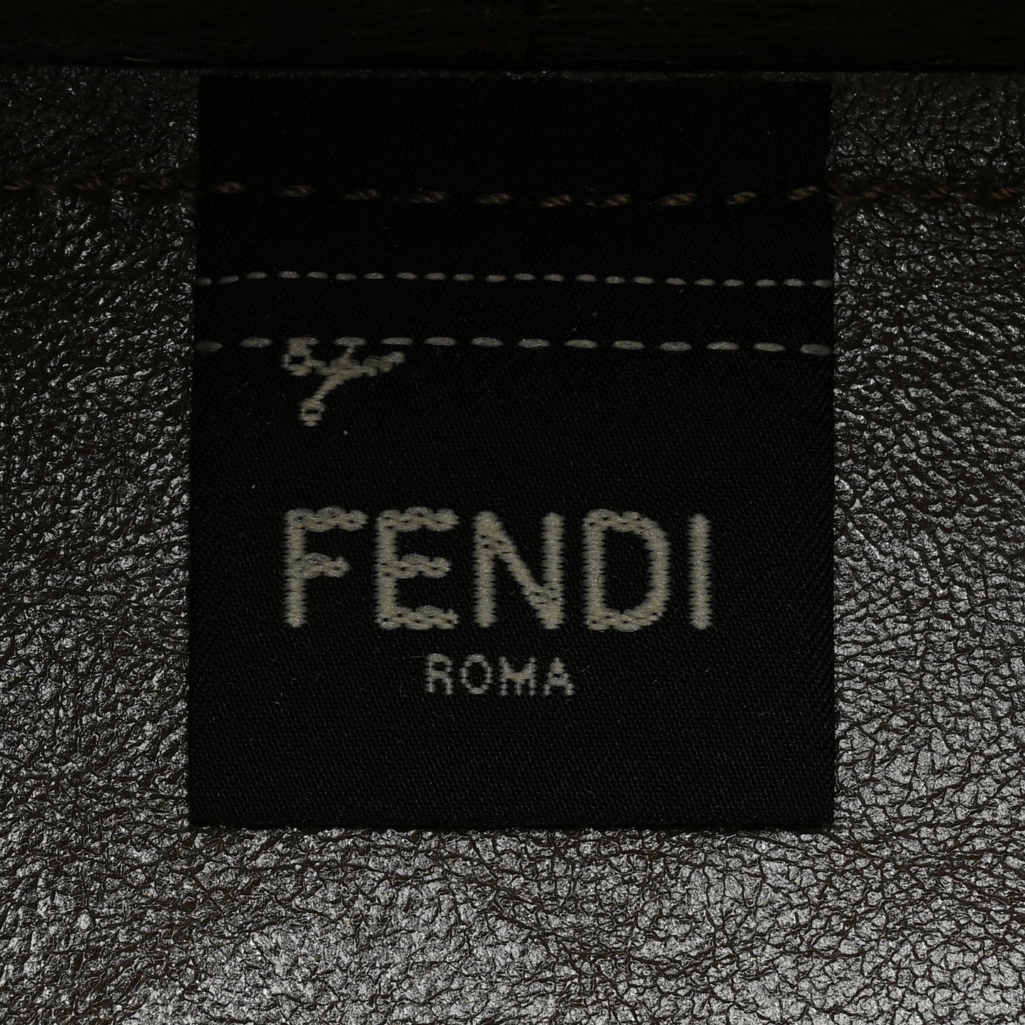 Vitello Liberty Glossy Lambskin F is Fendi Perforated Mini Mon Tresor Bucket Bag White Ice Rust Maya