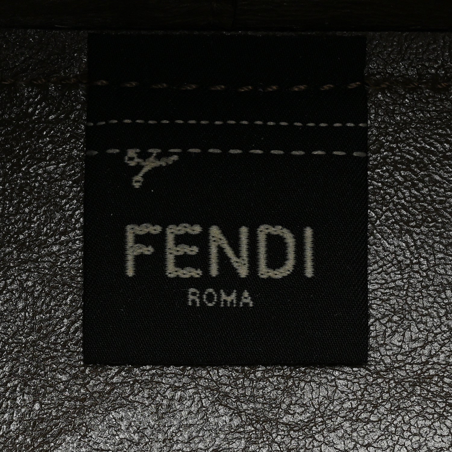 Fendi Vitello Liberty Glossy Lambskin F is Fendi Perforated Mini Mon Tresor Bucket Bag White Ice Rust Maya 6 of 8