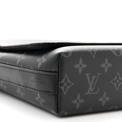 Louis Vuitton Monogram Eclipse District PM NM Black 8 of 9