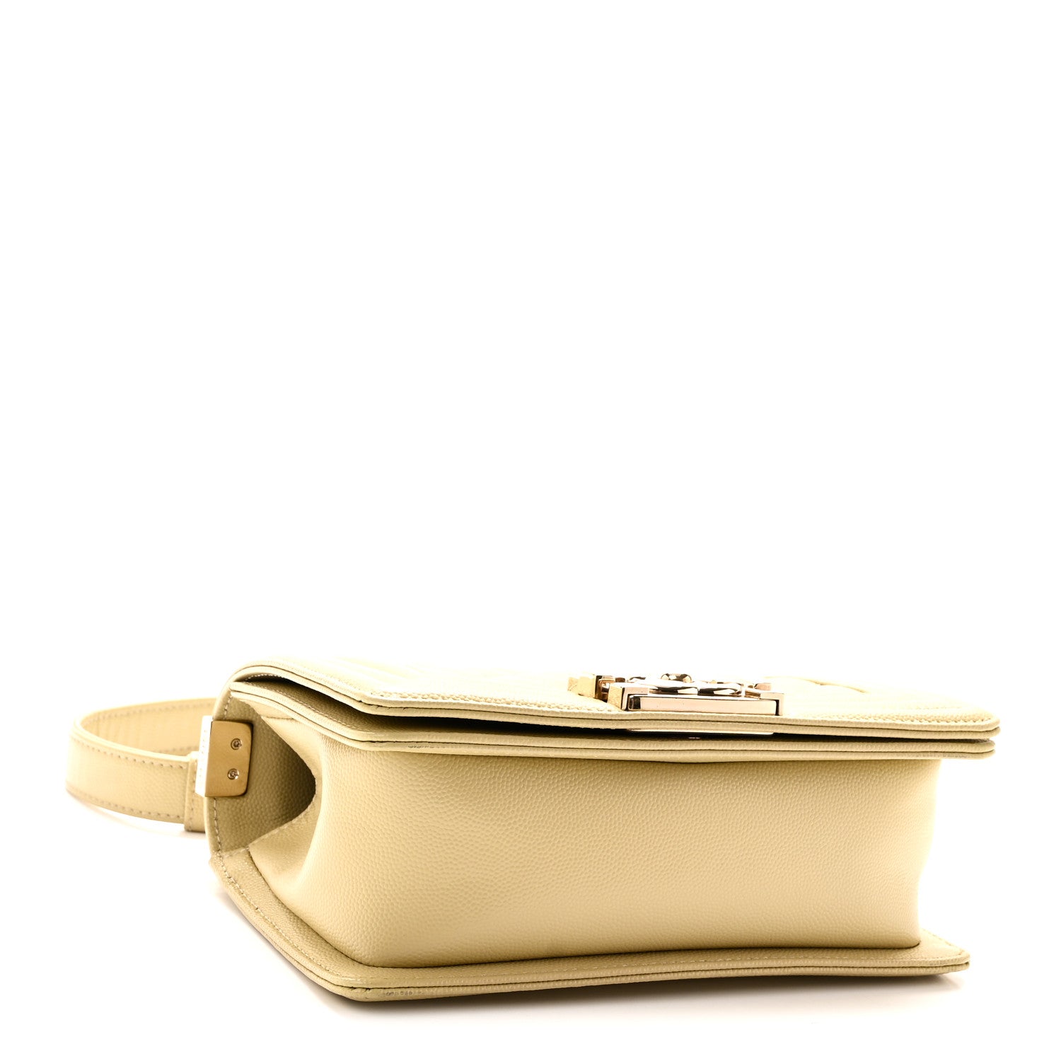 Chanel Caviar Quilted Small Boy Flap Beige 4 of 10