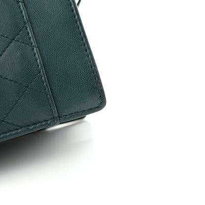 Saint Laurent Lambskin Quilted Mini Gaby Satchel Sea Turquoise 12 of 16