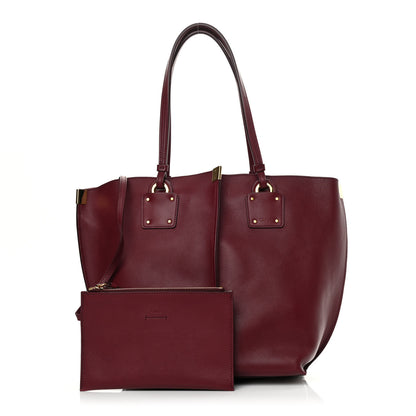 Chloe Smooth Calfskin Medium Vick Tote Burnt Mahogany 1 of 13