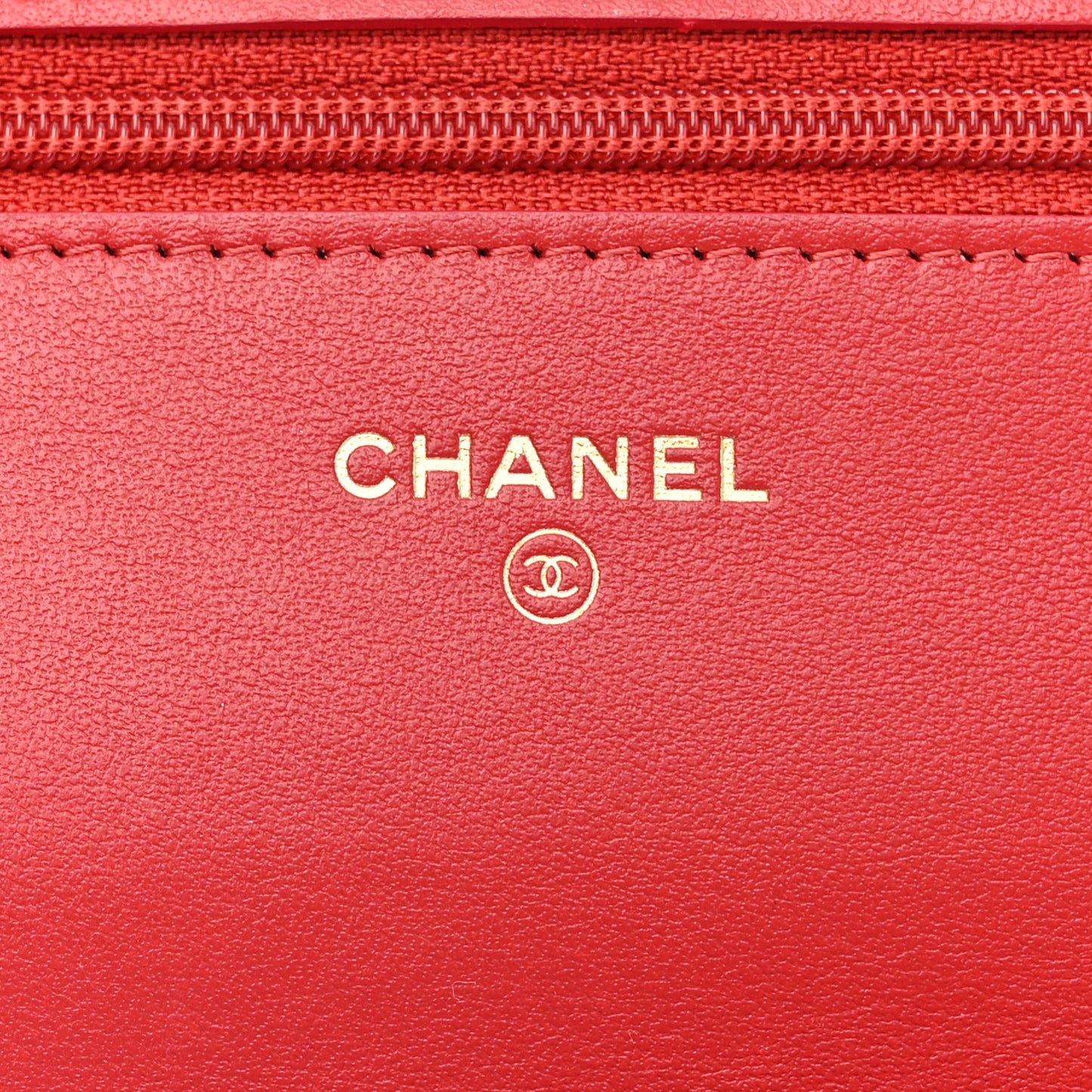 Tweed Quilted Reissue Wallet On Chain WOC Red Pink Multicolor