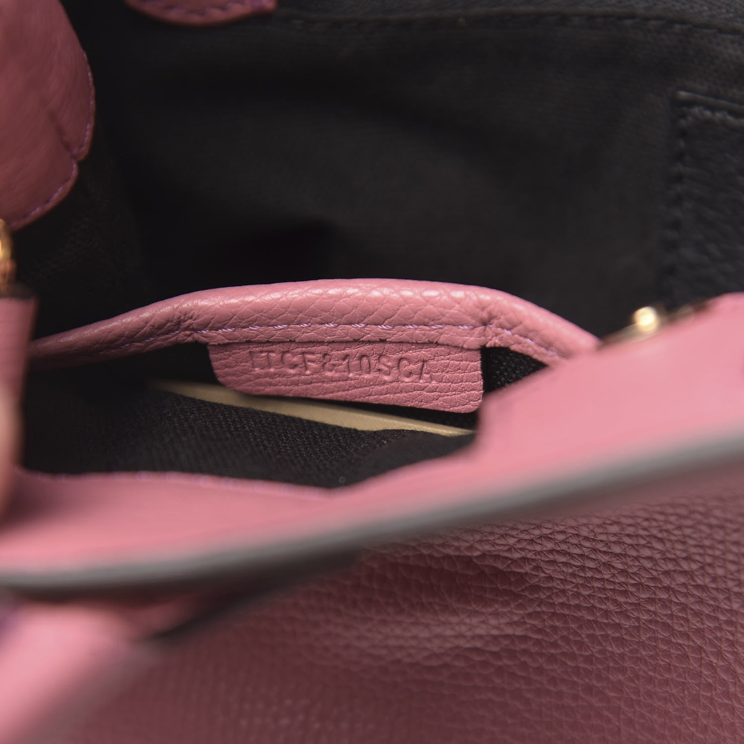 Burberry Grainy Calfskin House Check Small Banner Tote Mauve Pink 7 of 11