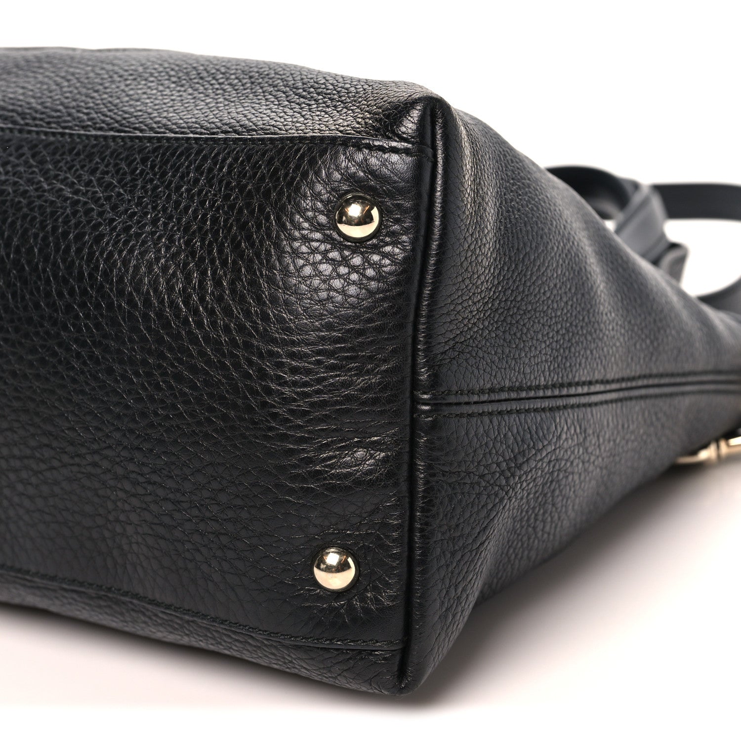 Gucci Cellarius Calfskin Small Soho Top Handle Satchel Black 10 of 11