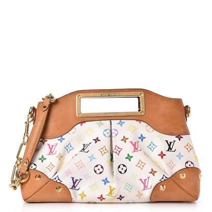 Louis Vuitton Monogram Multicolor Judy MM White 1 of 9