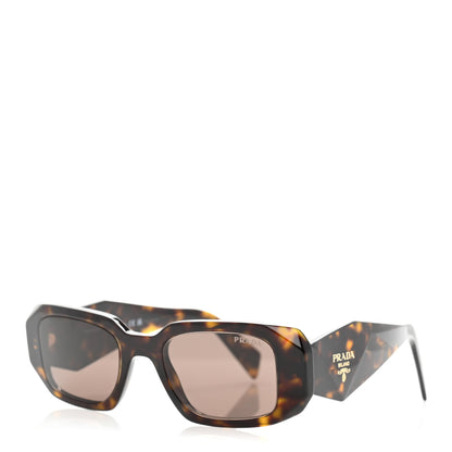 Prada Acetate Symbole Sunglasses SPR 17W Honey Tortoise 1 of 8
