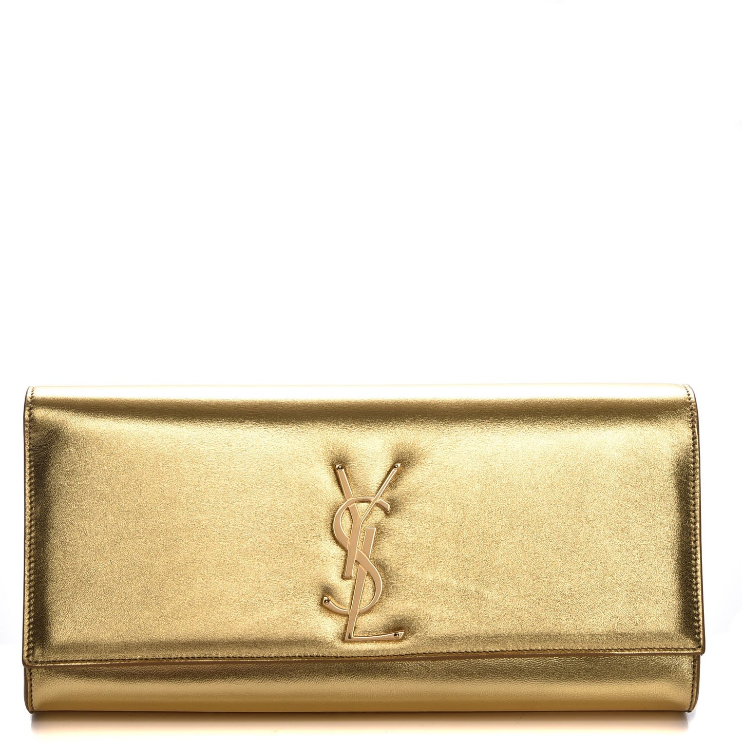 Metallic Calfskin Monogram Cassandre Clutch Ciad