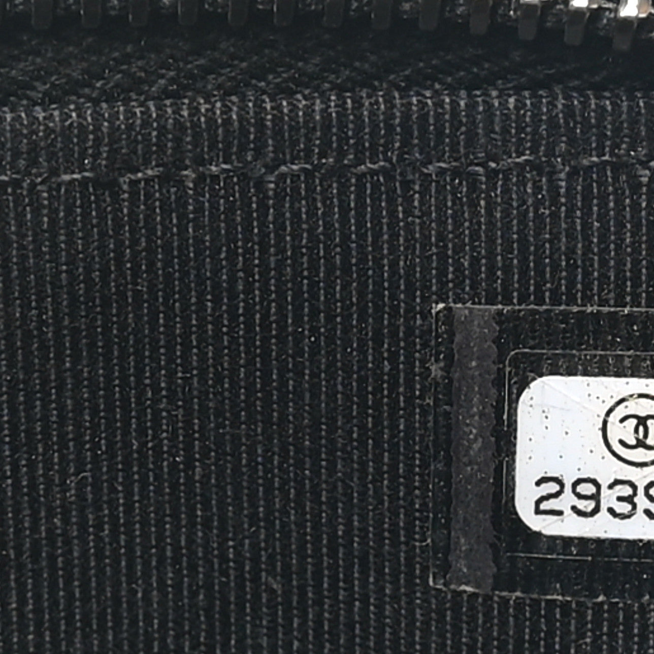 Chanel Grained Calfskin Quilted CC Box Clutch With Chain Black 8 of 12