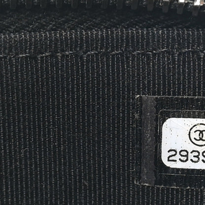 Chanel Grained Calfskin Quilted CC Box Clutch With Chain  Black 8 of 12
