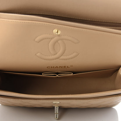 Chanel Caviar Quilted Small Double Flap Beige 5 of 10