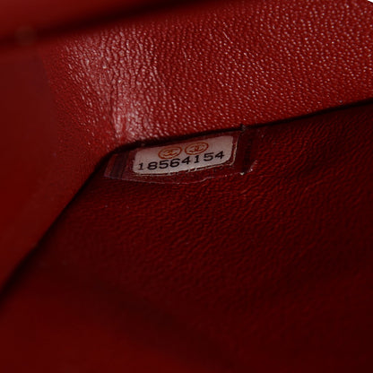 Chanel Caviar Quilted Medium Double Flap Red 8 of 9